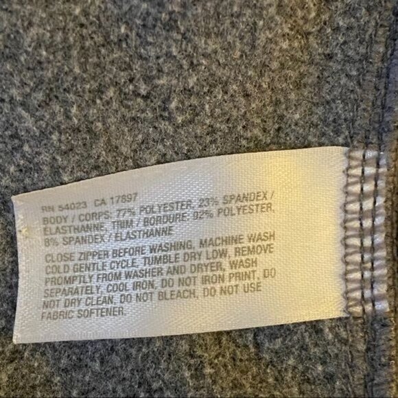 Gap Fit Pullover Hoodie with Back Zip Pocket Thumb Holes Small - Picture 8 of 8